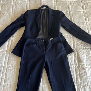 Express Pant Suit Navy Matching Set